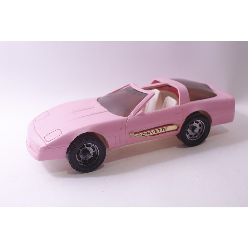 Barbie, Corvette, Pink Car, Toy Vehicle, Convertible, Vintage, ~ 250709-WH 411
